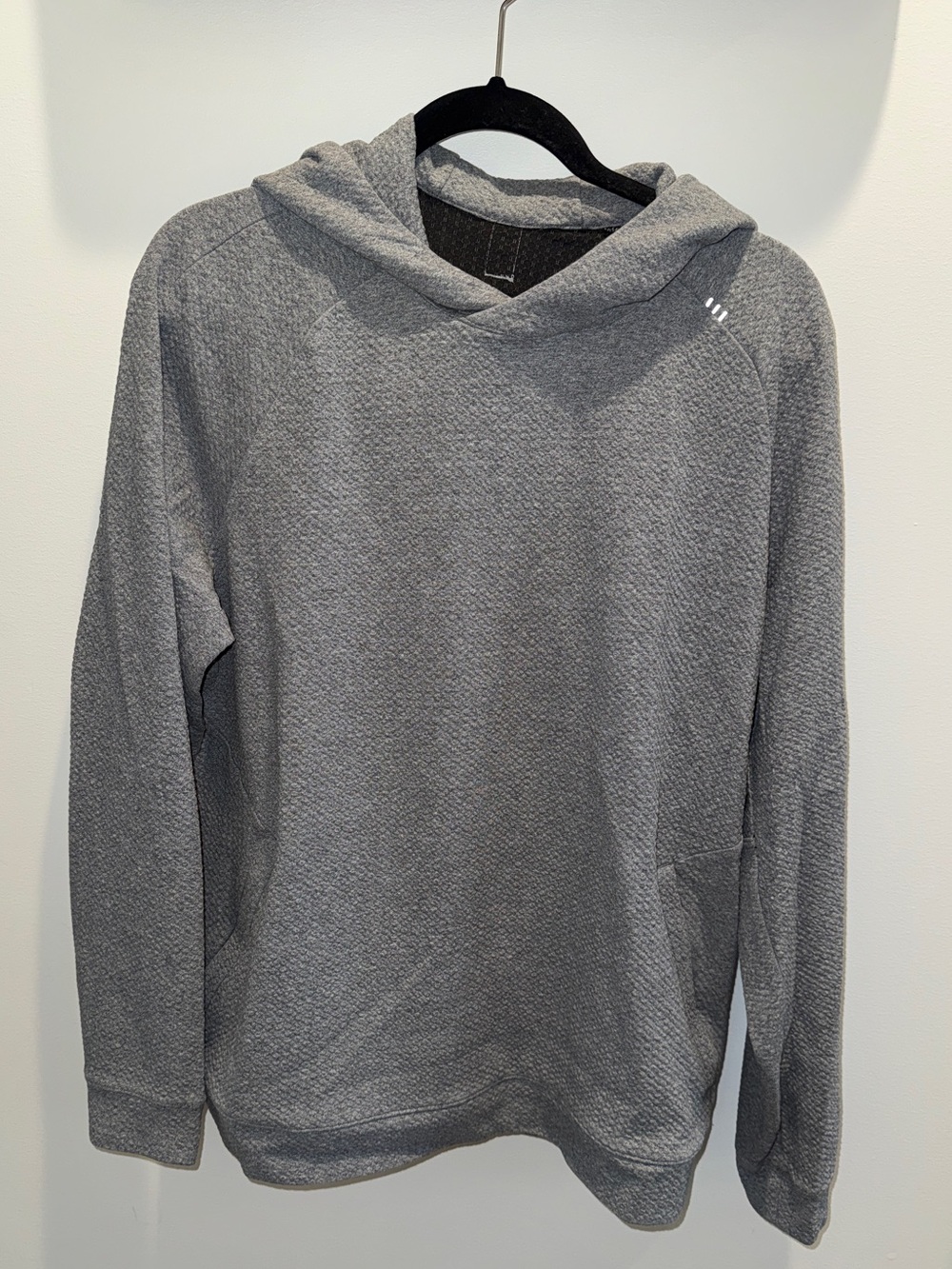 lululemon athletica Men's Gray Zip-Up Hooded Sweater - Picture 2 of 4
